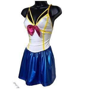 New Large Sailor Princess Retro Anime Halloween Costume Dress Cosplay 80's‎ 90's